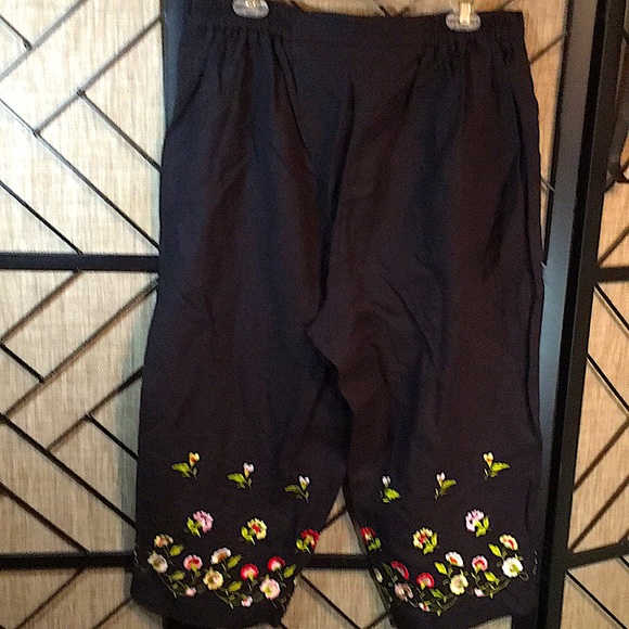 LARRY LEVINE WOMAN SIZE 16 W LINEN PANTS SET - Picture 13 of 14